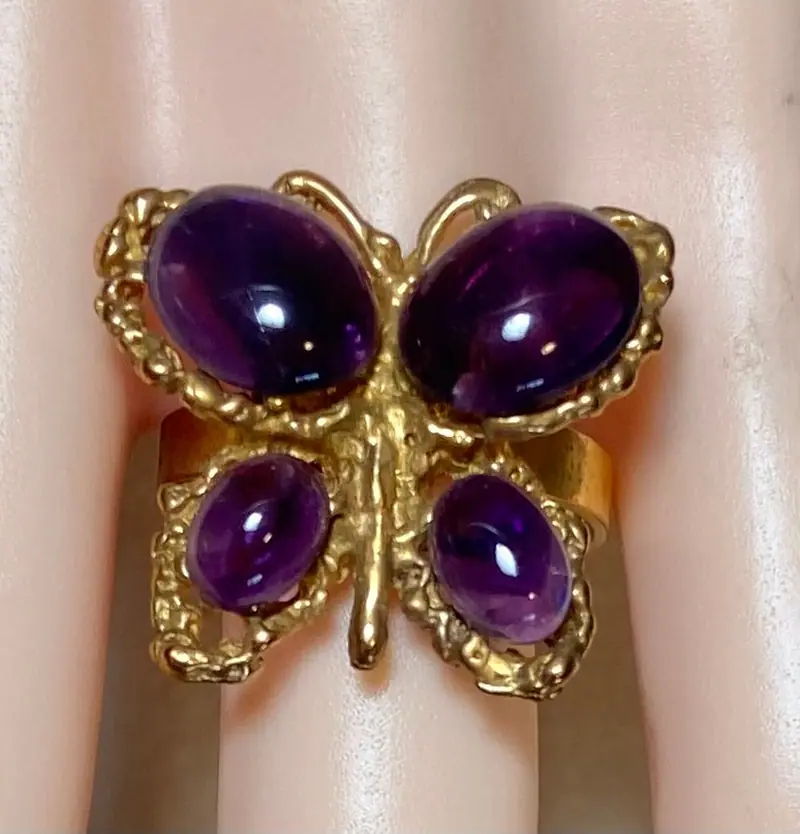 Bee Ring — Amethyst (2)