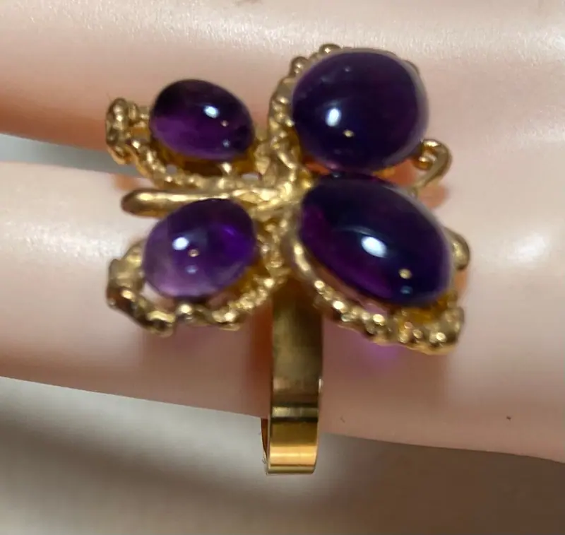 Bee Ring — Amethyst (3)