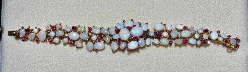 Swoboda Bracelet — Opal, Ruby (3)