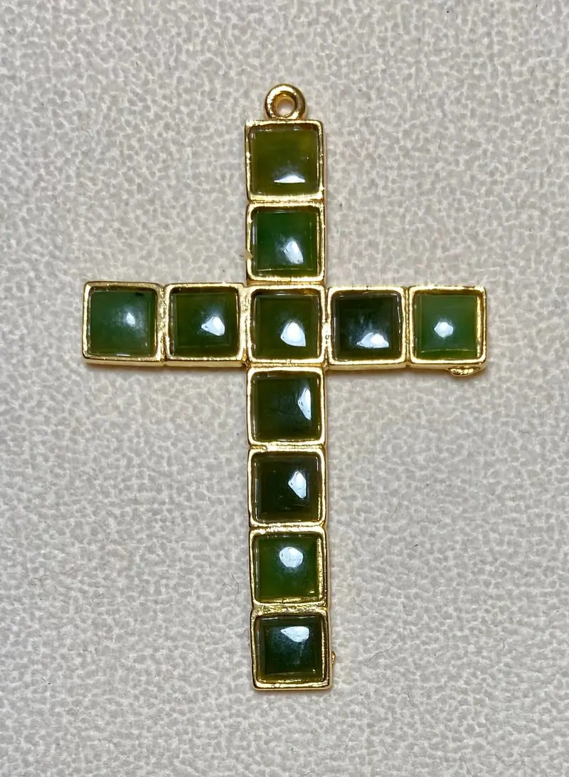 Cross Pendant — Jade (Copy)