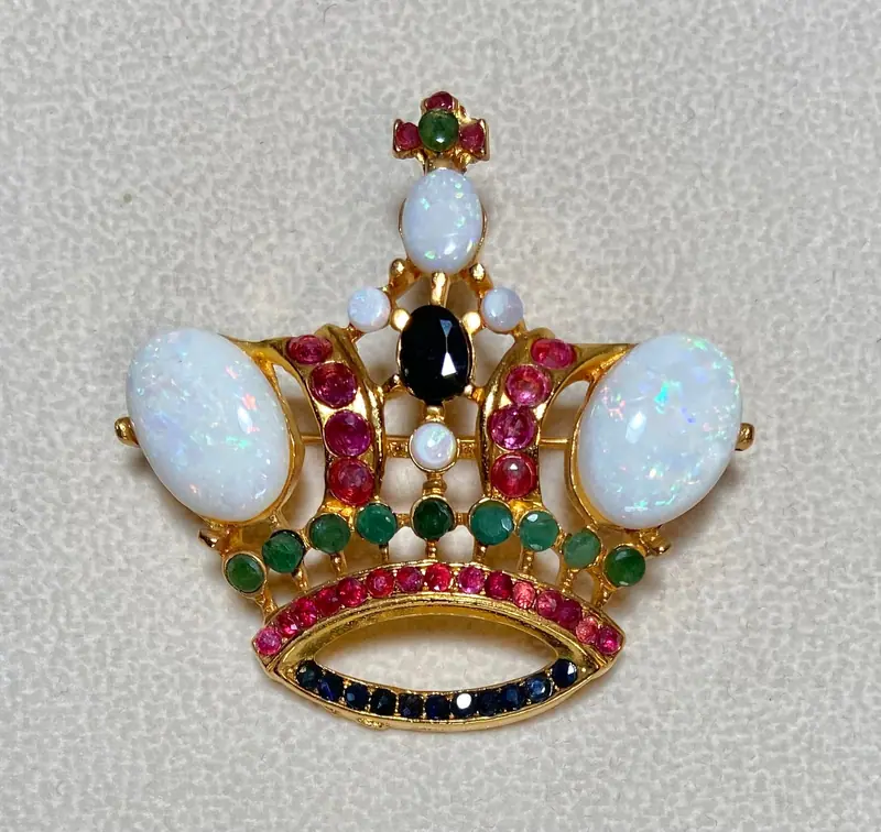 Crown Brooch
