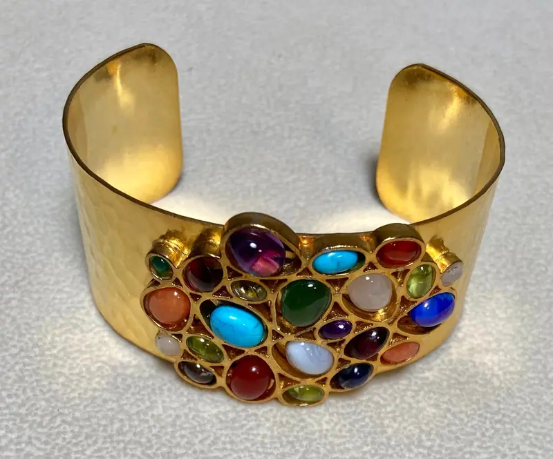Cuff Bracelet — Multi-Stone (3)