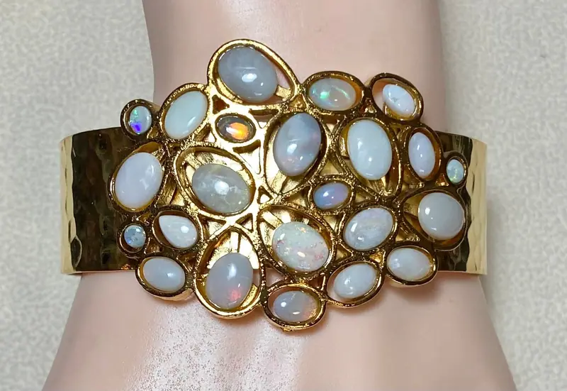 Cuff Bracelet — Opal
