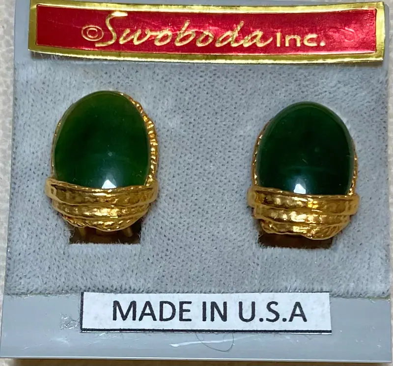 Swoboda 耳饰 — 玉石 (2)
