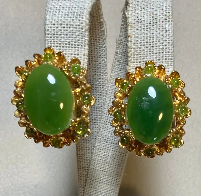 Swoboda Earrings — Jade, Peridot