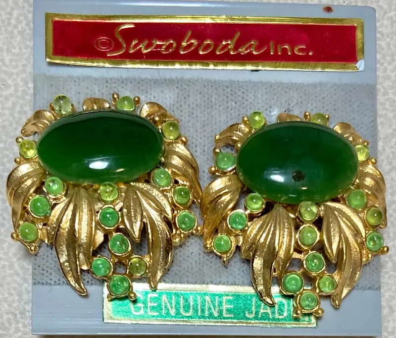 Swoboda Earrings — Jade, Peridot (2)