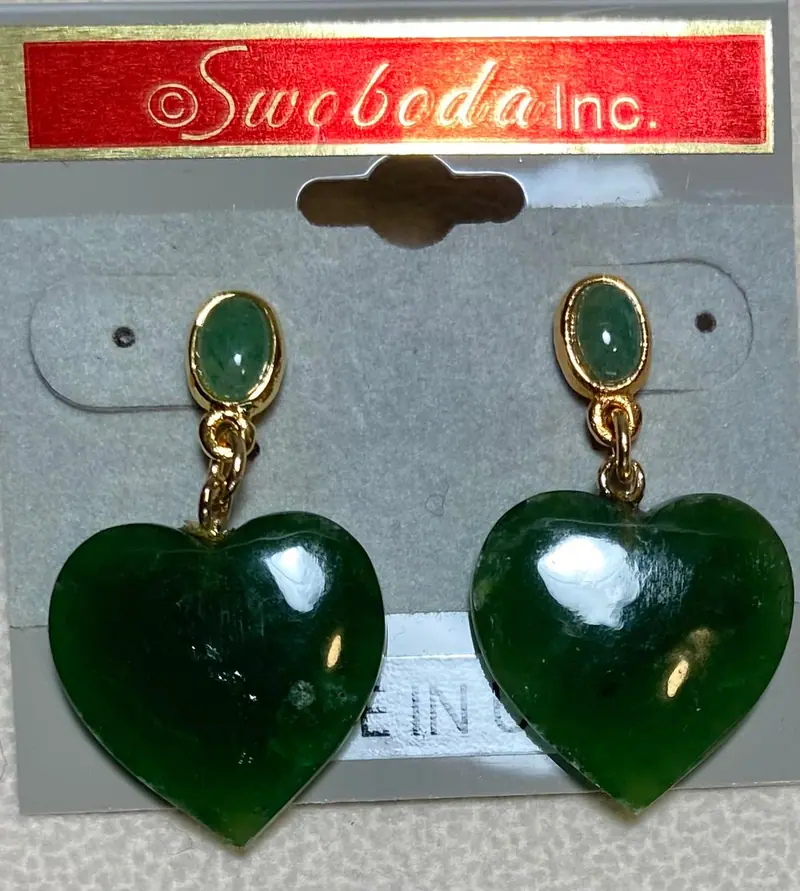 Heart Shaped Ring — Jade