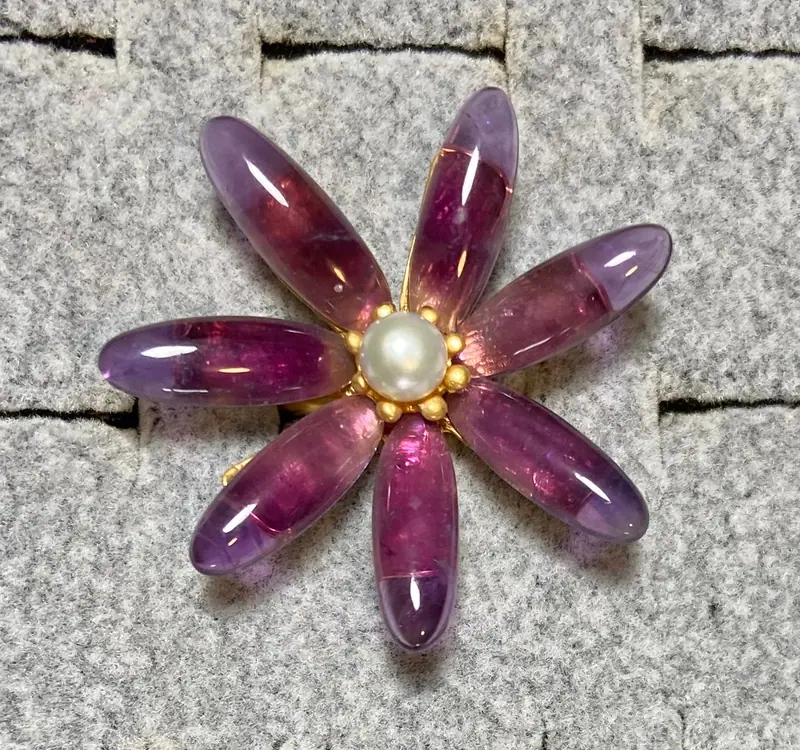 Swoboda Ring — Amethyst, Pearl