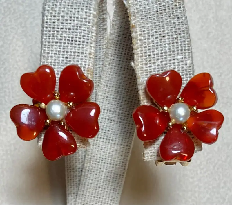 Swoboda Ring — Carnelian and Pearl (2)