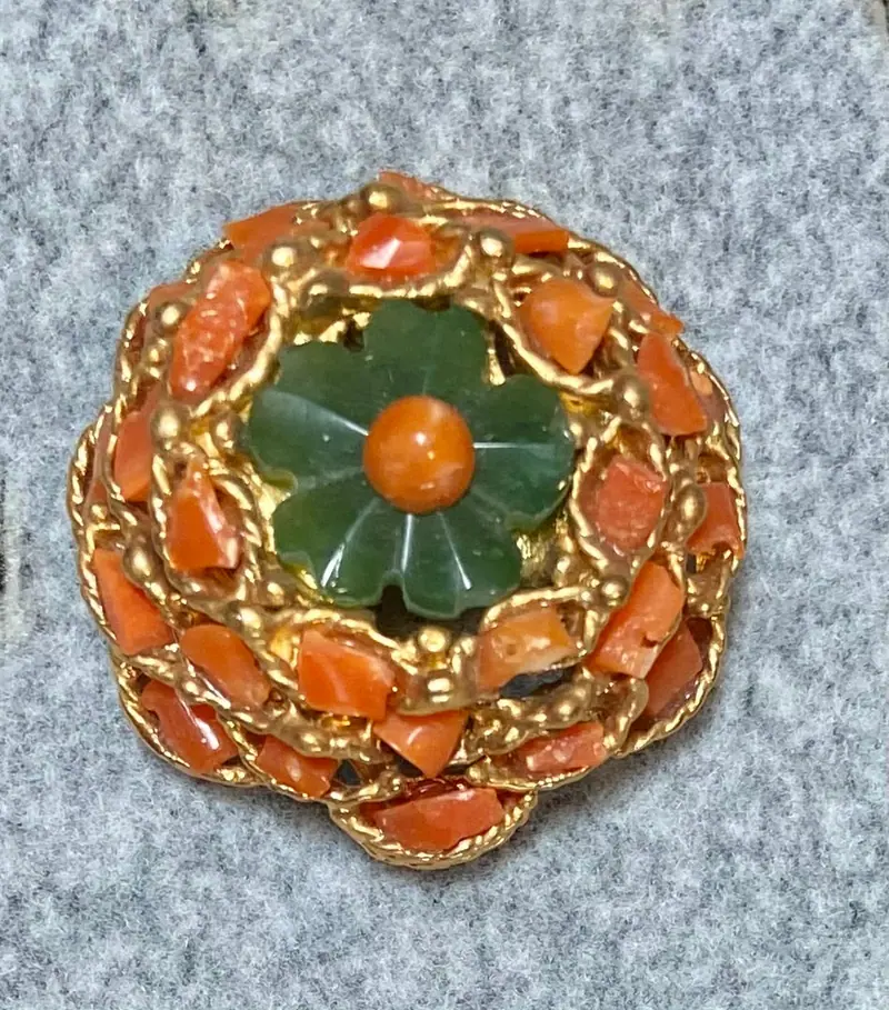 Swoboda Ring — Coral, Jade