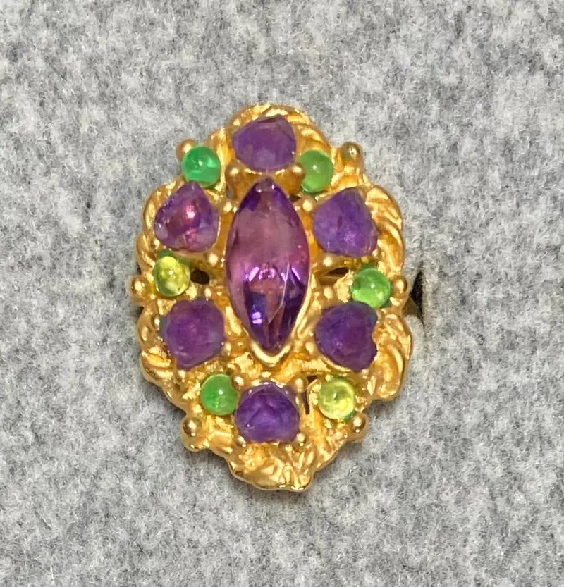 Swoboda Ring — Amethyst, Peridot (3)